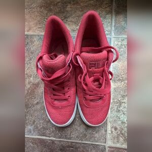 Fila Kids Vibrant Red Sneakers